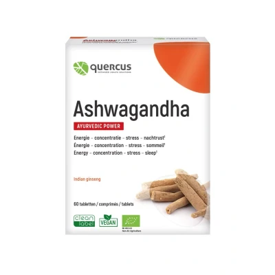 Afbeelding van Quercus Energie &amp; Vitaliteit Ashwagandha Tabletten