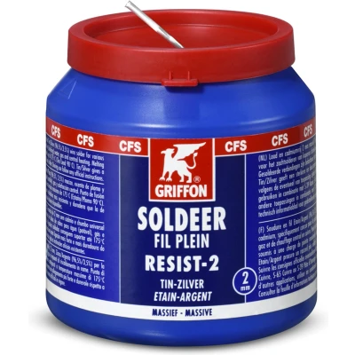 Afbeelding van Griffon draadsoldeer Resist 2 loodvrij diam 2mm (500gr)