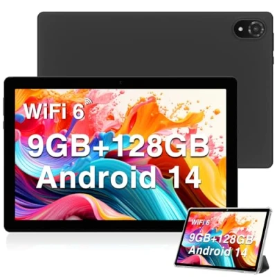 Afbeelding van DOOGEE U10 Tablet 10,1 inch, WiFi 6 Android 13, 9 GB RAM + 128 ROM, 1280 x 800 IPS PC, TÜV Rheinland, 5060mAh, Face ID, OTG, Bluetooth 5.0, 8MP 5MP, grijs