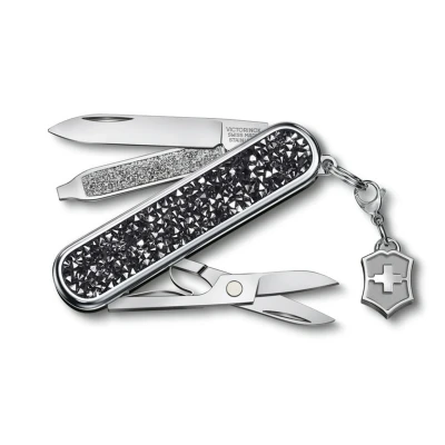 Afbeelding van Victorinox Classic SD Briljant Crystal Zakmes 58 mm Giftbox