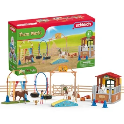 Afbeelding van schleich 72149 Agility in paardenbox, vanaf 3 jaar, speelset, onderdelen