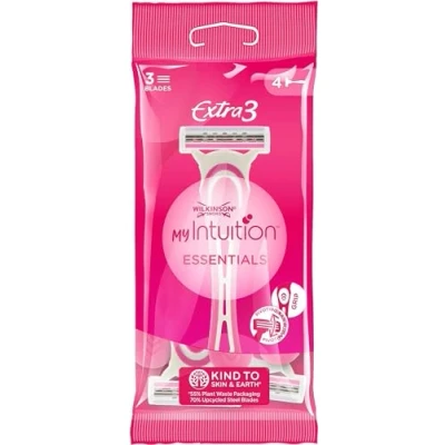 Afbeelding van Wilkinson MyIntuition Extra 3 Essentials 4 Wegwerpscheermesjes