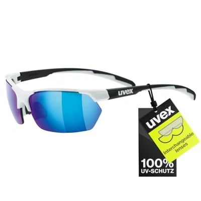 Afbeelding van uvex Sportstyle 114 Fietsbril White / Black Mat Unisex maat UNI
