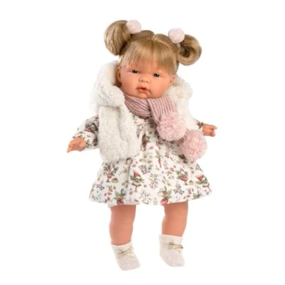 Afbeelding van Llorens pop Joelle met sjaal 38cm