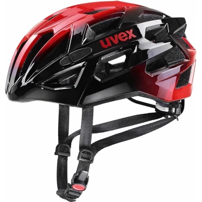 Afbeelding van uvex Race 7 Fietshelm Black/Red Unisex maat 51 55