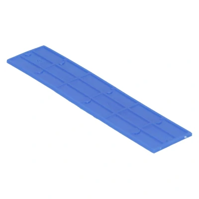 Afbeelding van Wovar Glasblokjes 22 mm breed 2 dik Blauw Per 100 stuks