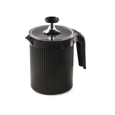 Afbeelding van Snips, Cremix, cappuccino melkopschuimer 0,50 LT, zwart, crème emulgator voor cappuccino, 10 x 14,50 15,30, gemaakt in Italië, 0% BPA en ftalaatvrij