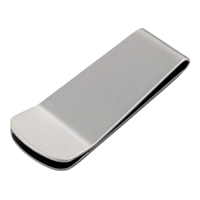 Afbeelding van DonDon Geldclip van roestvrij staal, zilver., Minimalistisch