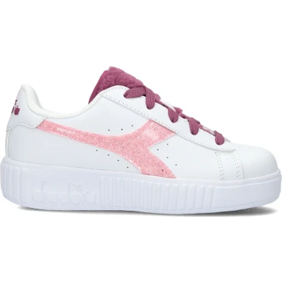 Afbeelding van Diadora Sneakers laag voor kinderen, Maat: 34, Wit Leer en imitatieleer