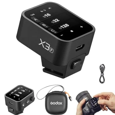 Afbeelding van GODOX X3F X3 F TTL Draadloze flitsontspanner, touchscreen flitszender voor Fuji camera&#039;s, ingebouwde batterij (upgrade X2T/Xpro/XProII)