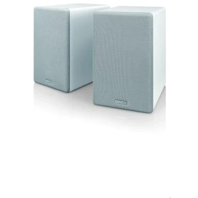 Afbeelding van Denon SCN10WTEM 2 x 65 W HiFi luidspreker voor tv geluidssysteem, compatibel met ontvangers en versterkers, elegant design, wit