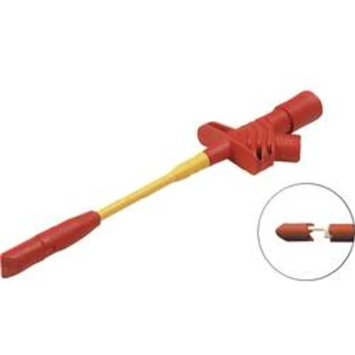 Afbeelding van SKS Hirschmann KLEPS 2700 rt Grijpklem Steekaansluiting 4 mm CAT III Rood