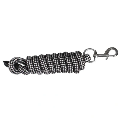 Afbeelding van Horka Halster Touw met Leer Champagne 200cm