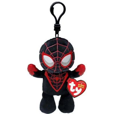 Afbeelding van TY Beanie Babies Clip Marvel Knuffel Spiderman Miles Morales 12 cm