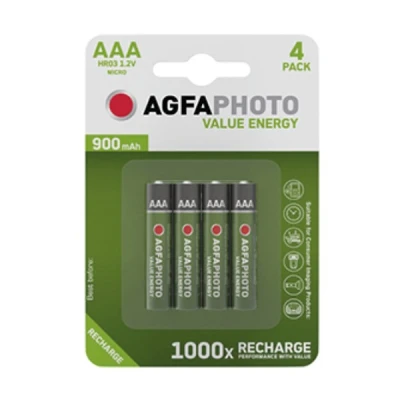 Image de Agfaphoto Micro AAA pile rechargeable 4 pièces