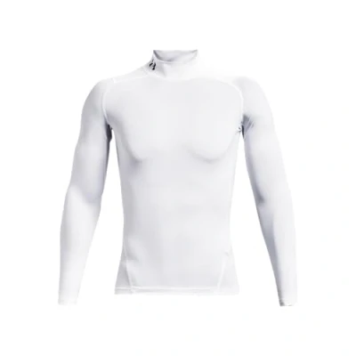 Afbeelding van Under Armour Langarm HG Compression MOCK Hemd, Heren, Maat: Medium, Weiss