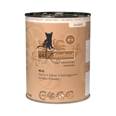 Afbeelding van catz finefood Blik 6 x 400 g Kattenvoer Wild