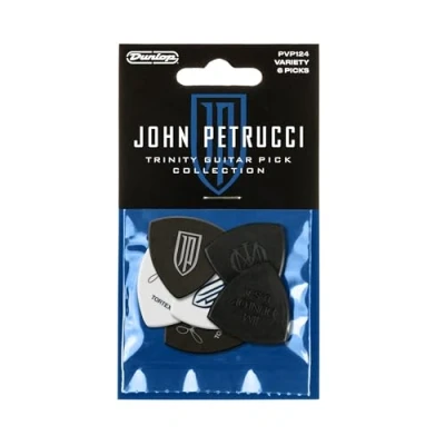 Afbeelding van Jim Dunlop John Petrucci Plectrum Trinity Guitar Pick Collection 6 pack