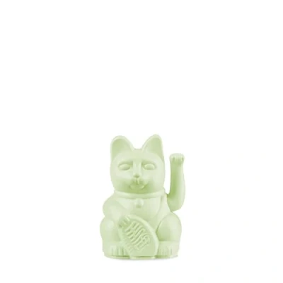 Afbeelding van DONKEY Lucky Cat Mini Lichtgroen Japanse gelukskat in lichtgroen, 9,8 cm hoog