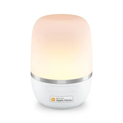 Afbeelding van Meross Wifi led nachtlampje, werkt met Apple HomeKit, dimbare sfeertafellamp voor slaapkamer en woonkamer, compatibel Siri, Alexa, Google, Smartthings, USB kabel
