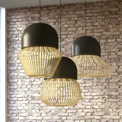 Afbeelding van Forestier Anemos L hanglamp, 55 cm, donkergrijs