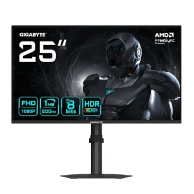 Image de Gigabyte G25F2 Écran LED jeux 25&quot; (24.5&quot; visualisable) 1920 x 1080 Full HD (1080p) @ 200 Hz SS IPS 300 cd/m² 1000:1 HDR10 1 ms 2xHDMI, DisplayPort haut parleurs