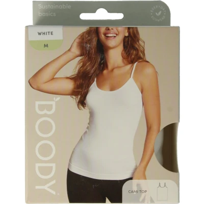 Afbeelding van Boody Bamboe Cami Top Wit / M