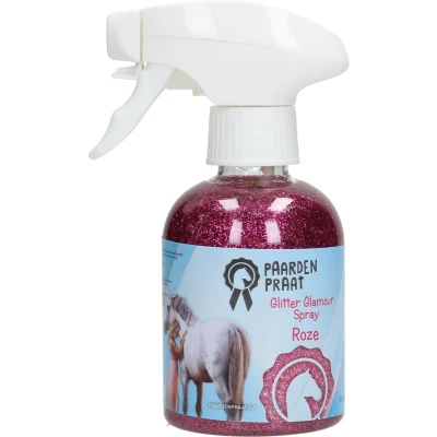 Afbeelding van Paardenpraat Glitter Glamour Spray Roze