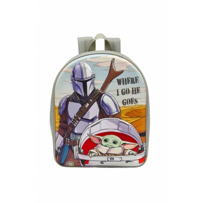 Afbeelding van Star Wars Mandolorian jongens rugzak 3D 30x25x10