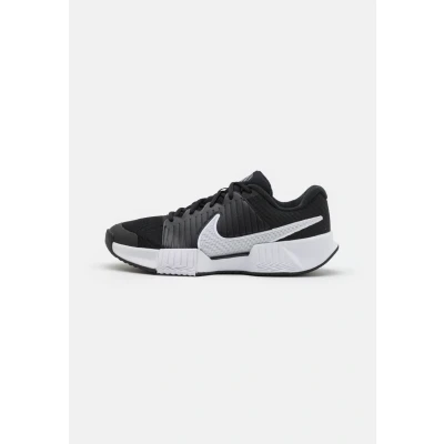 Afbeelding van Nike Performance ZOOM GP Challenge PRO Tennisschoenen voor kleibanen, Heren, Maat: 42, Black/white Imitatieleer/ textiel