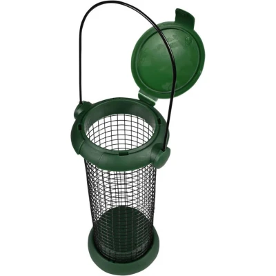 Afbeelding van Benson Vogel Voedersilo Groen 19cm: Een Tuinvol Vogelplezier