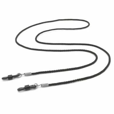 Afbeelding van STANDWERK® brillenkoord voor heren [Made in Germany] UV bestendig rubber en stof, hoogwaardig brillenkoord, nikkelvrij, om rond te hangen, Eenvoudig monteren.