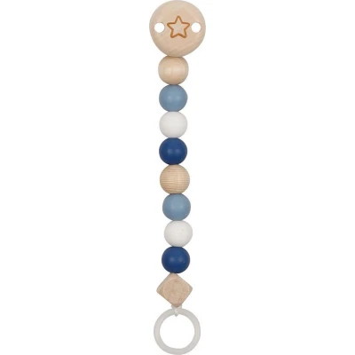 Afbeelding van Goki Soother chain star L= 21 cm