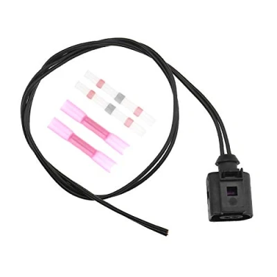 Afbeelding van OTOTEC 2 polige temperatuursensorstekker 1J0973702 compatibel met A4 A6 A8 Q5 Q7 bedradingsstekker