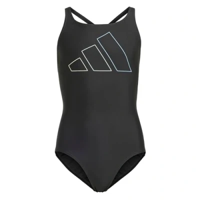 Afbeelding van adidas Performance Big Bars Badpak Kids Kinderen Zwart 116