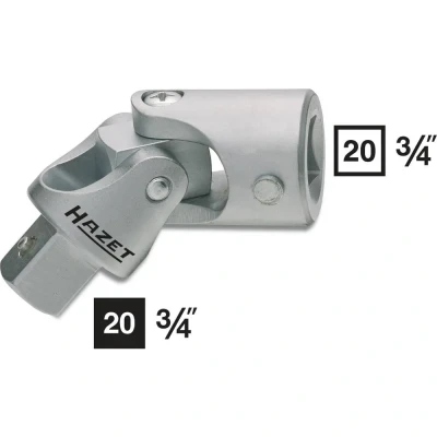 Afbeelding van HAZET 1021 Scharnieras, steeksleutel 20 (3/4&quot;) 105 Chroom vanadium staal
