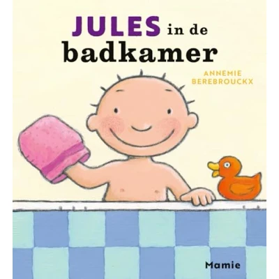 Afbeelding van Jules in de badkamer