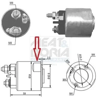 Afbeelding van MEAT &amp; DORIA 74110R Verstuivers Diesel OPEL: Zafira B, Astra H TwinTop