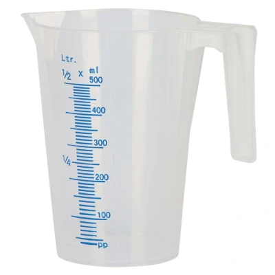 Afbeelding van Kerbl Maatbeker met Schaal Plastic 0,5L