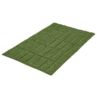 Afbeelding van Kleine Wolke Badmat Tiles Forest (groen), 60x 60 cm