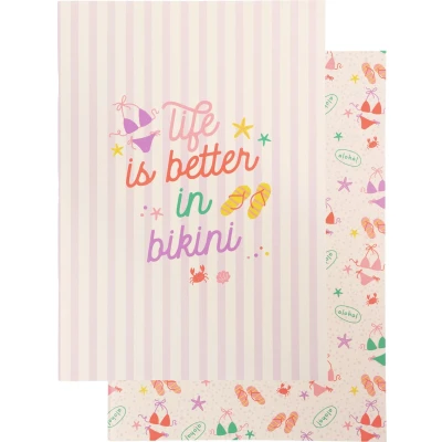 Afbeelding van Kangaro schriften Beach Happy A4 lijn 4 stuks K PM310003