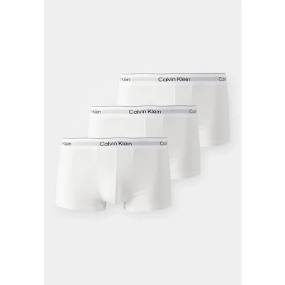 Afbeelding van Calvin Klein 3 Pack Low Rise Trunks Heren Wit Maat S