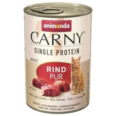 Afbeelding van 6x400g Single Protein Adult puur Rund animonda Carny Kattenvoer