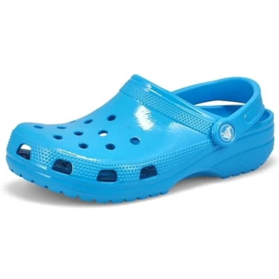 Image de Crocs Classic Clogs (Best Sellers) Mixte Clogs, Neon HL (Ocean), 45/46 EU