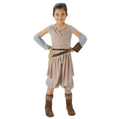 Afbeelding van Star Wars VII Rey Deluxe Kostuum Kind Maat 116/122 Carnavalskleding