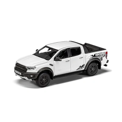 Afbeelding van Corgi Diecast auto&#039;s VA15203 Ford Ranger Raptor X, Frozen White souvenirgeschenken voor mannen, vrouwen en kinderen klein model gegoten auto jongens, cadeau