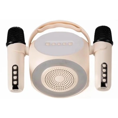 Afbeelding van Luidspreker met Karaokemicrofoon Celly Wit