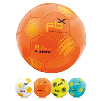 Afbeelding van Voetbal Machinaal Genaaid voor Kinderen en Volwassenen Trainingsbal Recreatieve Bal Football Maat 1 3 4 5 (#5, Oranje)