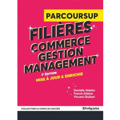 Afbeelding van Guide parcoursup filieres commerce gestion et management