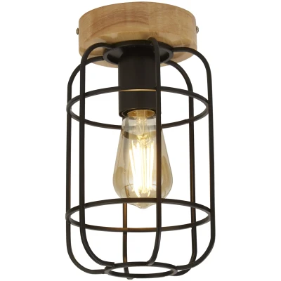 Afbeelding van Plafondlamp Cage II in kooidesign